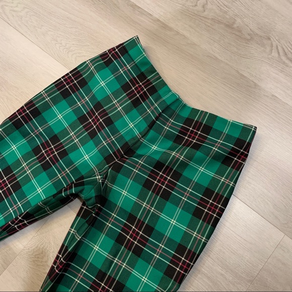 Marine Serre V-rise Green Tartan Tailored Trousers - Picture 5 of 10